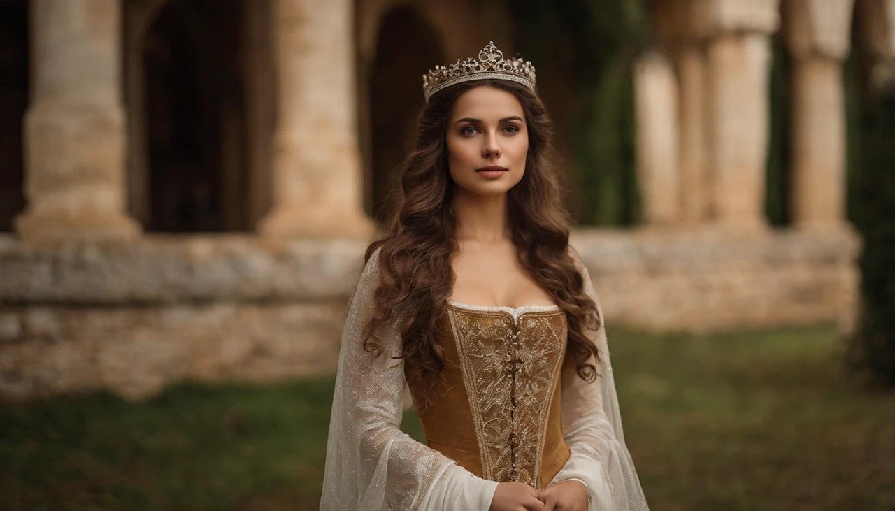 queen, crown, woman, princess, ai generated, beauty